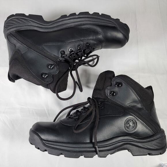 Timberland Men\'s White Ledge Mid Waterproof Hiking Black Leather Outdoor Boot 10 main image 8